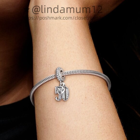 Pandora 50th Celebration Dangle Charm - Picture 4 of 5